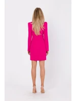 Dámské šaty model 20779796 fuchsiové - Moe