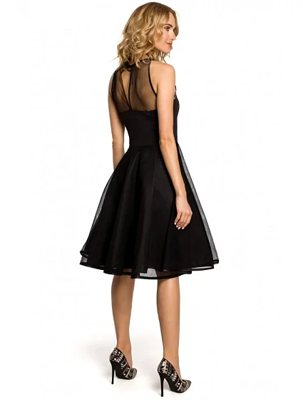 Dámské šaty model 20849699 Černá - Moe Dámské šaty model 20849699 Černá - Moe