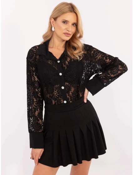 Dámské košile KS C243.18 černá - FPrice