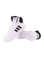 Pánské sportovní boty Hoops 3.0 Mid M GW3019 Bílá s černou - Adidas