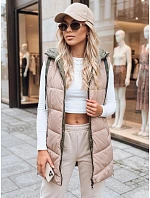 Dámská velbloudí oboustranná vesta Dstreet model 21970087 - FashionStreet Dámská velbloudí oboustranná vesta Dstreet model 21970087 - FashionStreet