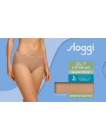 Dámské kalhotky 24/7 Cotton Lace Midi C3P - BRUSH - tělové 6239 - SLOGGI Dámské kalhotky 24/7 Cotton Lace Midi C3P - BRUSH - tělové 6239 - SLOGGI