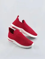 Červené dámské nazouvací sportovní boty model 17110172 - H&D