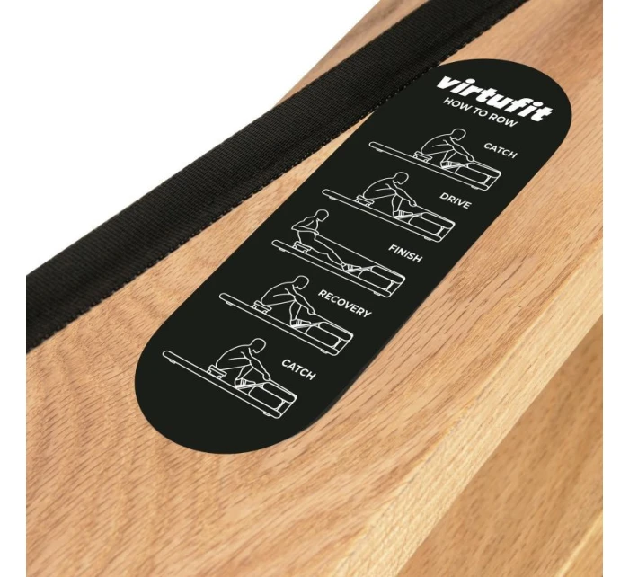VIRTUFIT ELITE DŘEVĚNÝ VESLOVACÍ TRENAŽÉR S VODNÍM ODPOREM - DŘEVO/DUB VIRTUFIT ELITE DŘEVĚNÝ VESLOVACÍ TRENAŽÉR S VODNÍM ODPOREM - DŘEVO/DUB