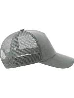 Atlantis Headwear Rapper Suede-S 5 panelová Trucker kšiltovka 33.0261 grey Atlantis Headwear Rapper Suede-S 5 panelová Trucker kšiltovka 33.0261 grey