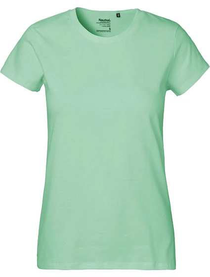 Neutral O 80001 Dámské tričko z těžké bio bavlny 77.8001 dusty mint Neutral O 80001 Dámské tričko z těžké bio bavlny 77.8001 dusty mint