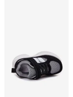 Dětské Sportovní Boty Tenisky Na Suchý Zip Černé Šedé model 21700780 - Boto Dětské Sportovní Boty Tenisky Na Suchý Zip Černé Šedé model 21700780 - Boto