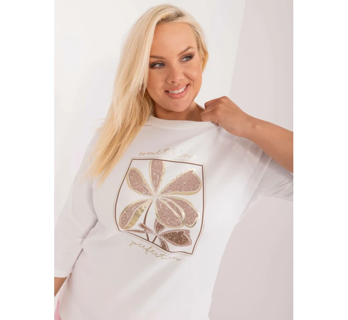 Bluzka RV BZ model 20190794 ecru - FPrice Bluzka RV BZ model 20190794 ecru - FPrice