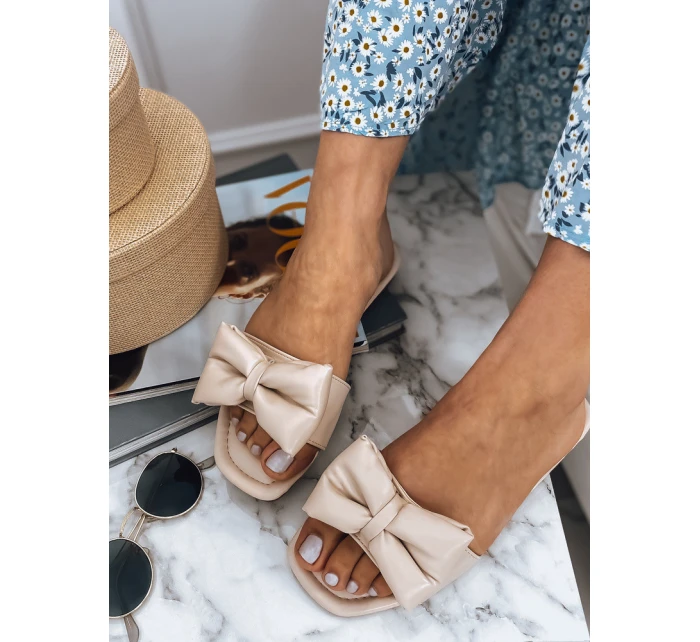 Dámské žabky BRANDY beige FashionStreet ZY0162