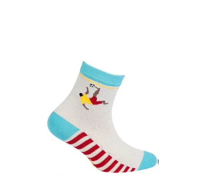 Skarpety  chłopięce wzorowane model 16127234 - Wola