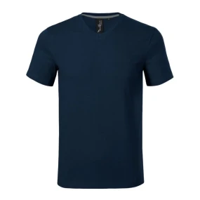 Malfini Action Tričko s výstřihem do V M MLI-70002 navy blue pánské