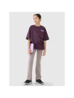 Dívčí tričko oversize s potiskem 4F 4FJRSS25TTSHF2586-50S Dívčí tričko oversize s potiskem 4F 4FJRSS25TTSHF2586-50S