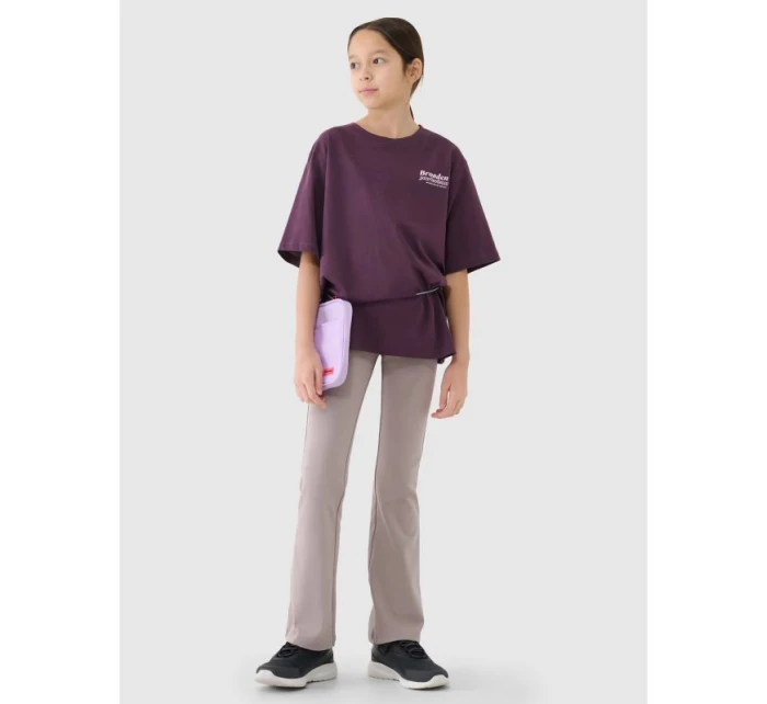 Dívčí tričko oversize s potiskem 4F 4FJRSS25TTSHF2586-50S Dívčí tričko oversize s potiskem 4F 4FJRSS25TTSHF2586-50S