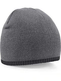 B pletená čepice 53.0 graphite grey/black model 22432941 - Beechfield