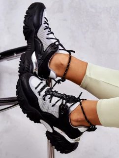 Dámská sportovní obuv Memory Foam System Big Star KK274053 Černo-šedá