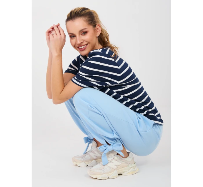 Spodnie MI SP model 21902681 jasny niebieski - FPrice Spodnie MI SP model 21902681 jasny niebieski - FPrice