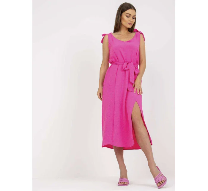 Šaty WN SK 1211.58 fluo růžová