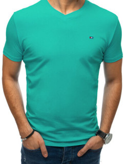 Pánské hladké tmavě zelené tričko Dstreet RX5353