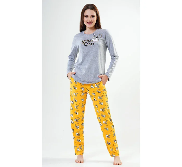 Dámské pyžamo dlouhé Zajíc