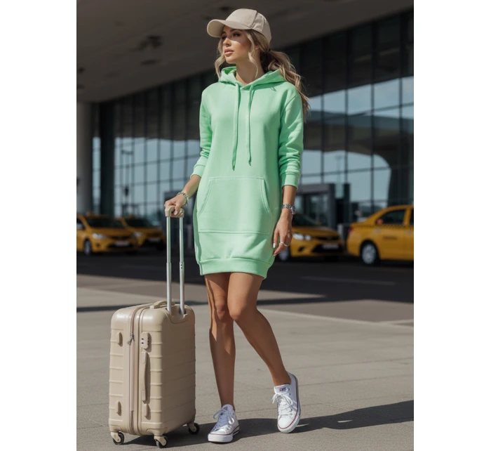 Dámská dlouhá mikina oversize TIMMY mint FashionStreet EY1934