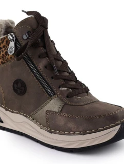 Hnědé dámské boty model 21905828 - Rieker