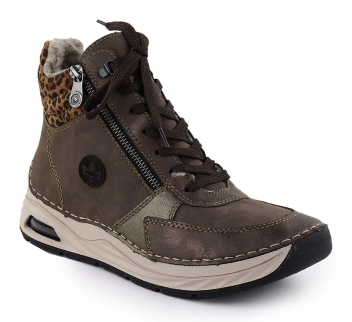 Hnědé dámské boty model 21905828 - Rieker