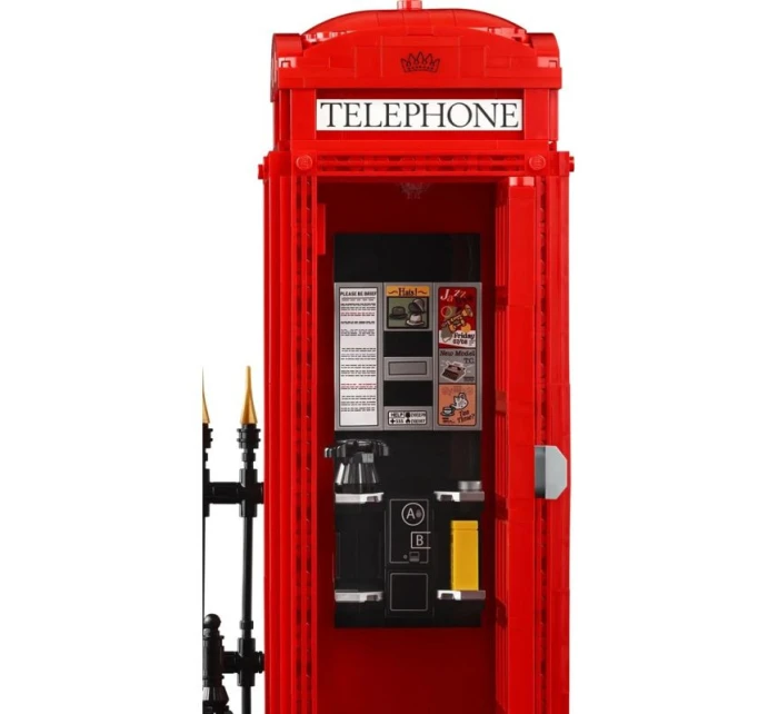 Lego 21347 Nápady - Červená telefonní budka v Londýně