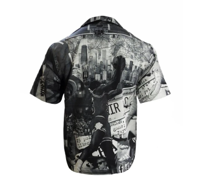 Pánské elegantní tričko s krátkým rukávem Air Jordan Essentials Printed Camp Top - model 21932468