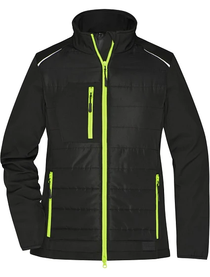 Daiber JN 1819 Dámská hybridní bunda 02.1819 black/neon yellow Daiber JN 1819 Dámská hybridní bunda 02.1819 black/neon yellow