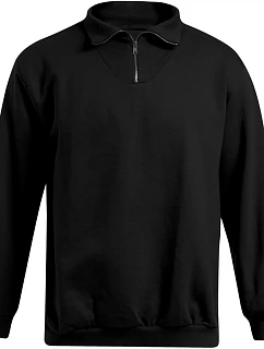 Promodoro 5050 Pánska mikina s 1/4 zipem "Troyer" 40.5050 black