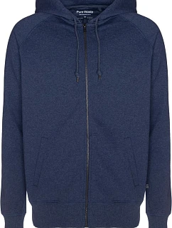 Pure Waste HJUB Unisex mikina s kapucí 74.HJUB navy melange