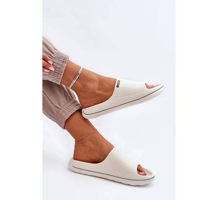 Lehké Dámské Žabky Big Star NN274A043 Bílé