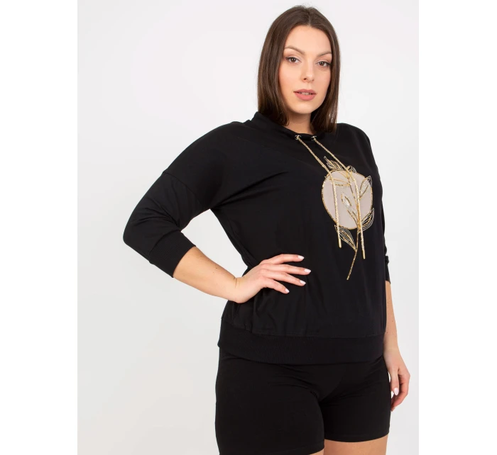 Bluzka RV BZ model 21786312 czarny - FPrice Bluzka RV BZ model 21786312 czarny - FPrice