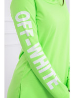 Šaty off White zelené neonové