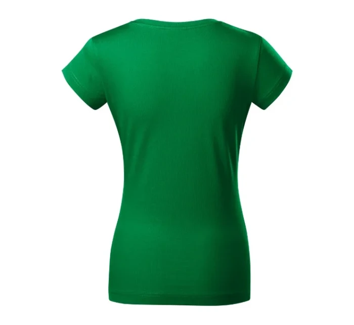 Fit V-neck tričko dámské středně zelená Fit V-neck tričko dámské středně zelená
