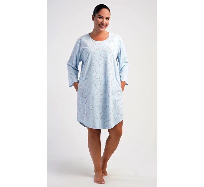 Dámské domácí šaty s tříčtvrtečním rukávem Lauren