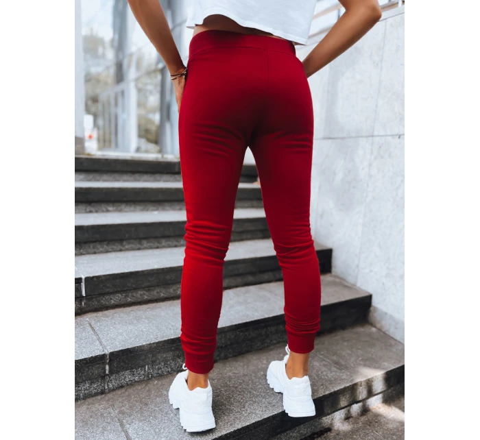 Dámské tepláky FITS bordó UY0206 Dámské tepláky FITS bordó UY0206