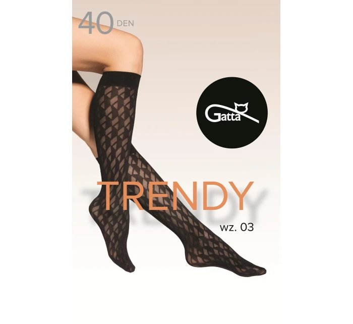 Podkolenky Trendy model 21306160 40 den - Gatta Podkolenky Trendy model 21306160 40 den - Gatta