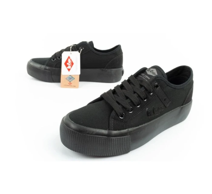 Lee Cooper dámské sportovní boty tenisky textilní platforma černé dámské Lee Cooper dámské sportovní boty tenisky textilní platforma černé dámské