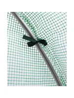 ZAHRADNÍ TUNEL 200x200x200 cm PE KONSTRUKCE ZELENÁ OCEL