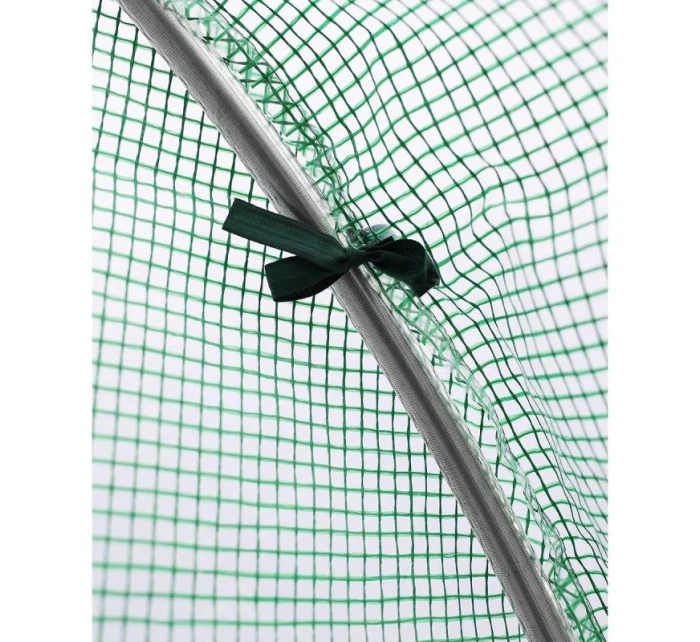 ZAHRADNÍ TUNEL 200x200x200 cm PE KONSTRUKCE ZELENÁ OCEL