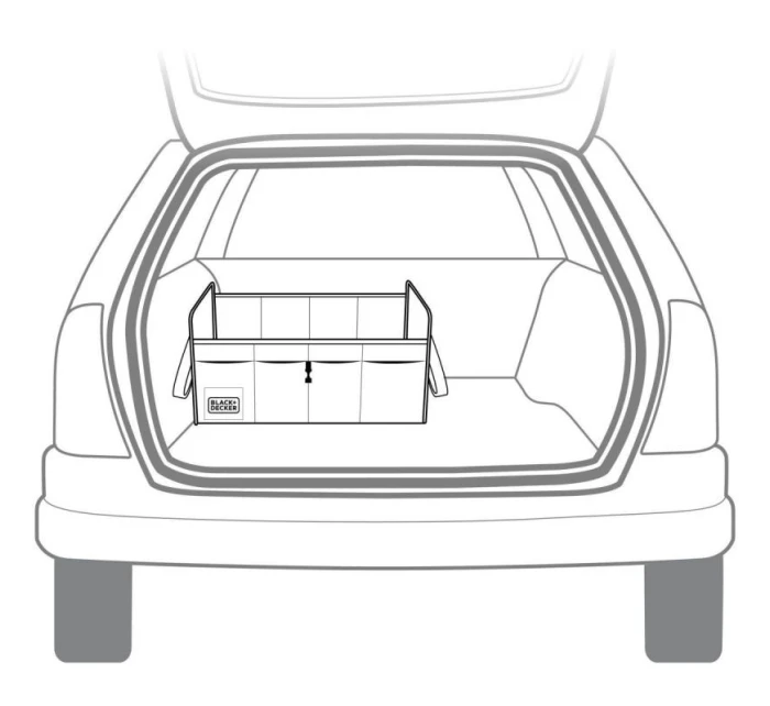 BAG ORGANISER 59x36x30CM BALCK+DECKER