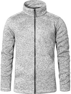 Pánská pletená fleecová bunda 40. heather grey model 22517072 - Promodoro