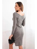 Dámská bavlněná šaty s krátkým rukávem a model 21774781 nařasením malinová - K-Fashion Dámská bavlněná šaty s krátkým rukávem a model 21774781 nařasením malinová - K-Fashion