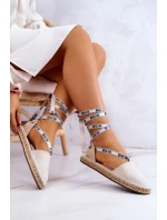 Dámské vázané espadrilky Big Star model 21577575 Béžová - Big Star Shoes Dámské vázané espadrilky Big Star model 21577575 Béžová - Big Star Shoes