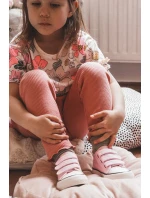 Dětské tenisky na suchý zip růžove Bernie