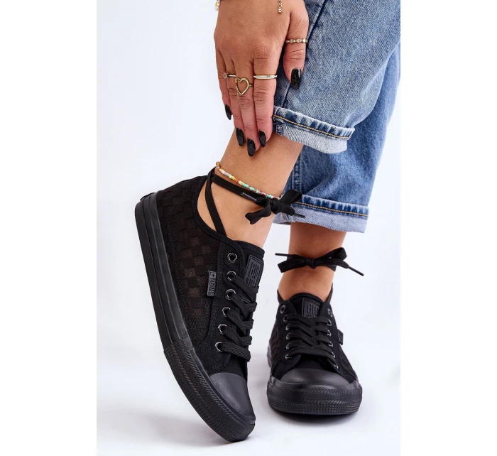 Klasické nízké tenisky Big Star model 21608519 černé - Big Star Shoes Klasické nízké tenisky Big Star model 21608519 černé - Big Star Shoes