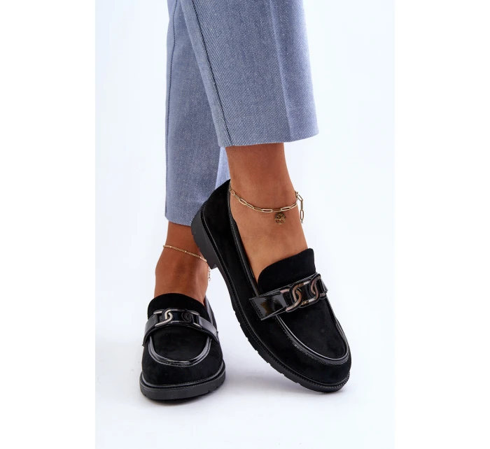 Dámské semišové mokasíny S.Barski HY350A