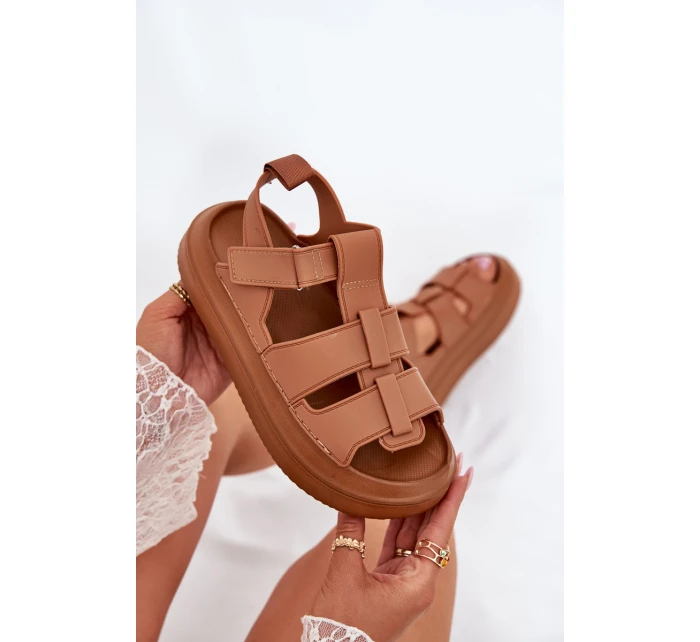 Dámské Sandály Na Platformě Camel Nitavelia Dámské Sandály Na Platformě Camel Nitavelia