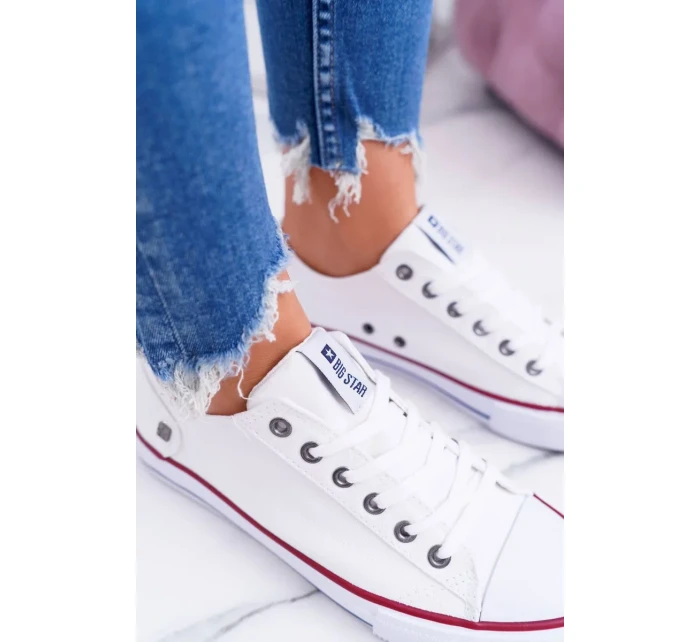 Dámké klasické tenisky Big Star - bílé Dámké klasické tenisky Big Star - bílé